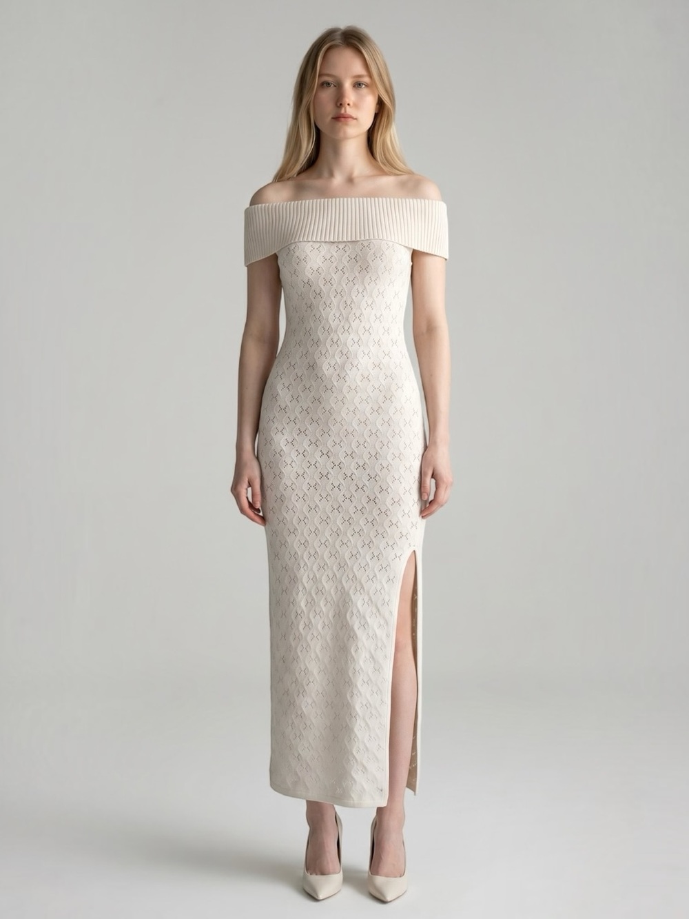 Anthropologie Tropics Knit Maxi Dress